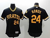 Pittsburgh Pirates #24 Barry Bonds Black 2016 Flexbase Authentic Collection Cooperstown Stitched Jersey,baseball caps,new era cap wholesale,wholesale hats